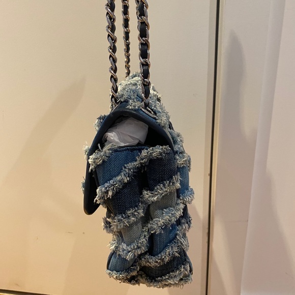Michael Kors | Bags | Michael Kors Vivianne Chain Blue Denim Purse | Poshmark